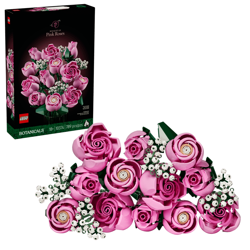 LEGO Botanicals Bouquet of Pink Roses (10374)