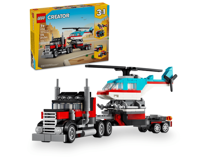 LEGO Creator On-board truck with a helicopter (31146)