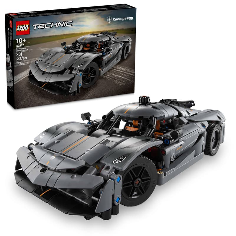 LEGO Technic Koenigsegg Jesko absolut grey hypercar (42173)