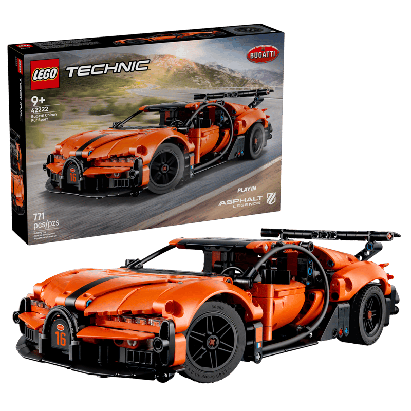 LEGO Technic Bugatti Chiron Pur Sport Hypercar (42222)