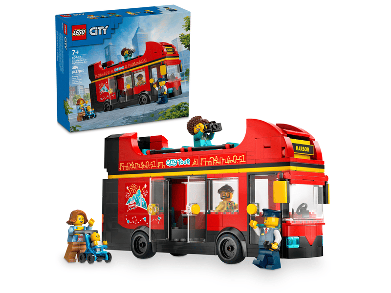 LEGO City Red double-decker sightseeing bus (60407)