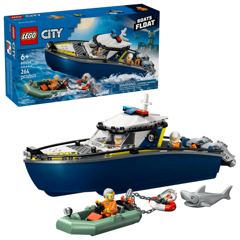 LEGO City Police Chase with Police Boat (60456)