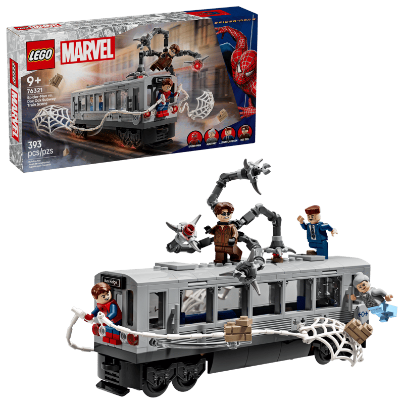 LEGO Marvel Spider-Man vs. Doc Ock Subway Scene (76321)
