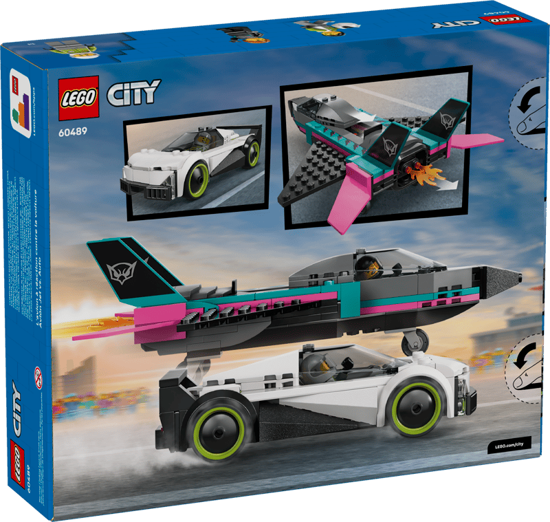 LEGO City Jet vs. Car (60489)