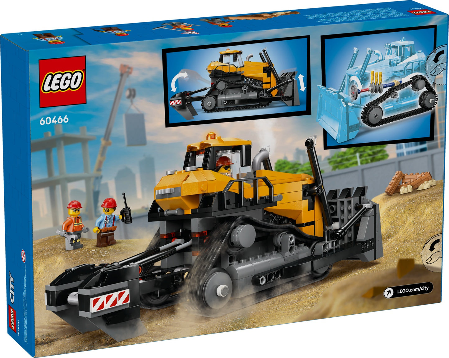 LEGO City Yellow Bulldozer (60466)