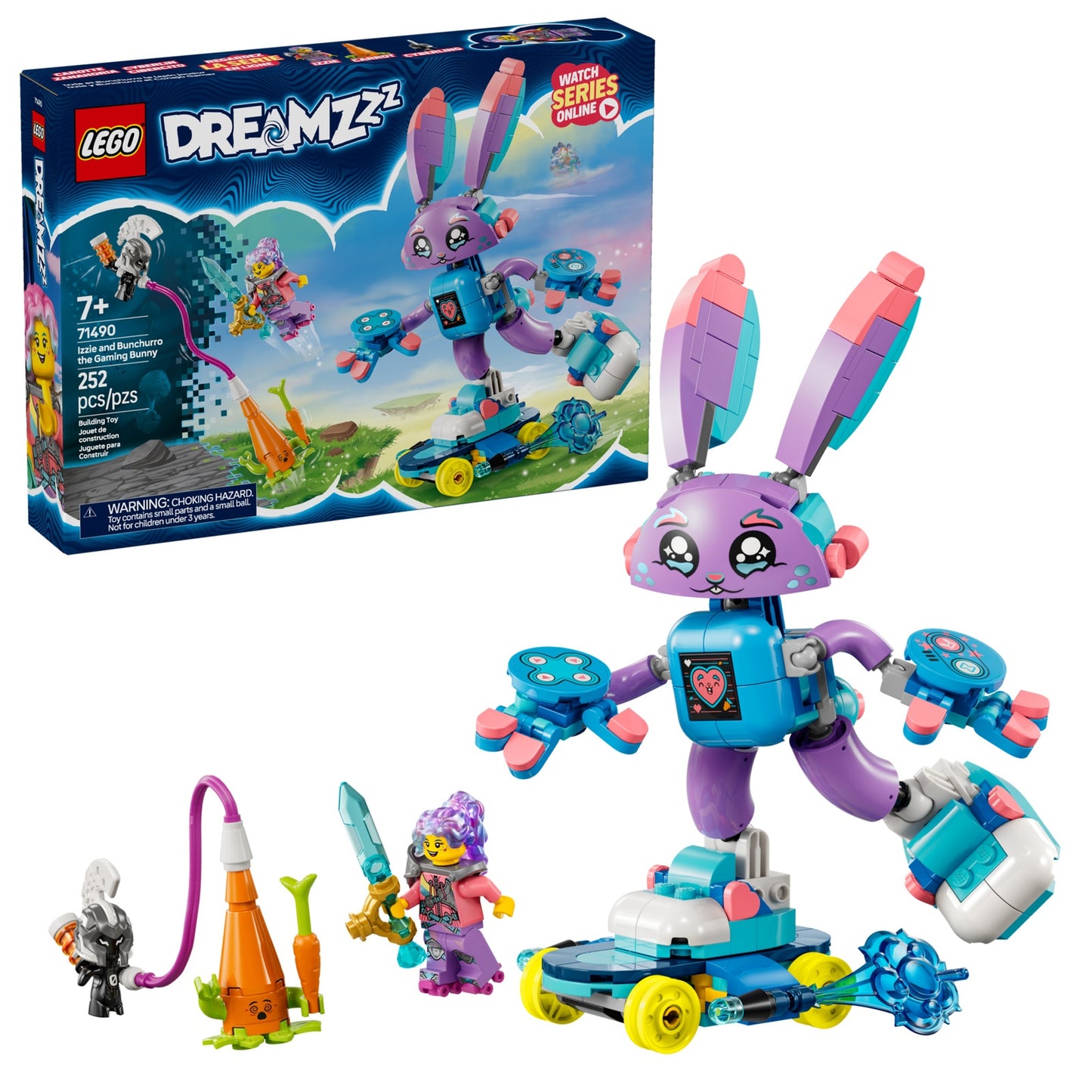 LEGO DreamZzz Izzie and Bunchurro the Gaming Bunny (71490)