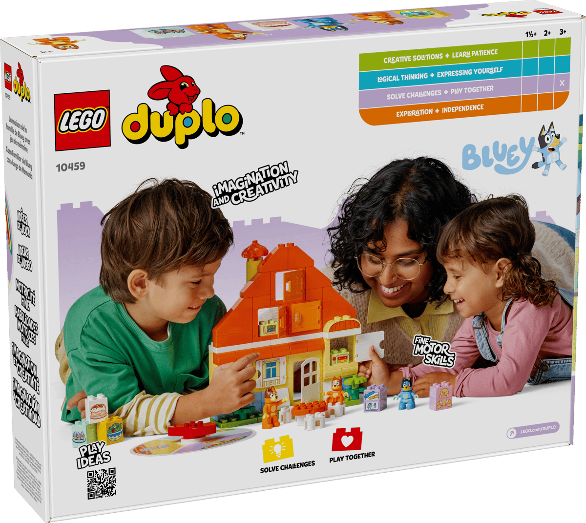 LEGO DUPLO Bluey Bluey's Family House with Memory Game (10459)
