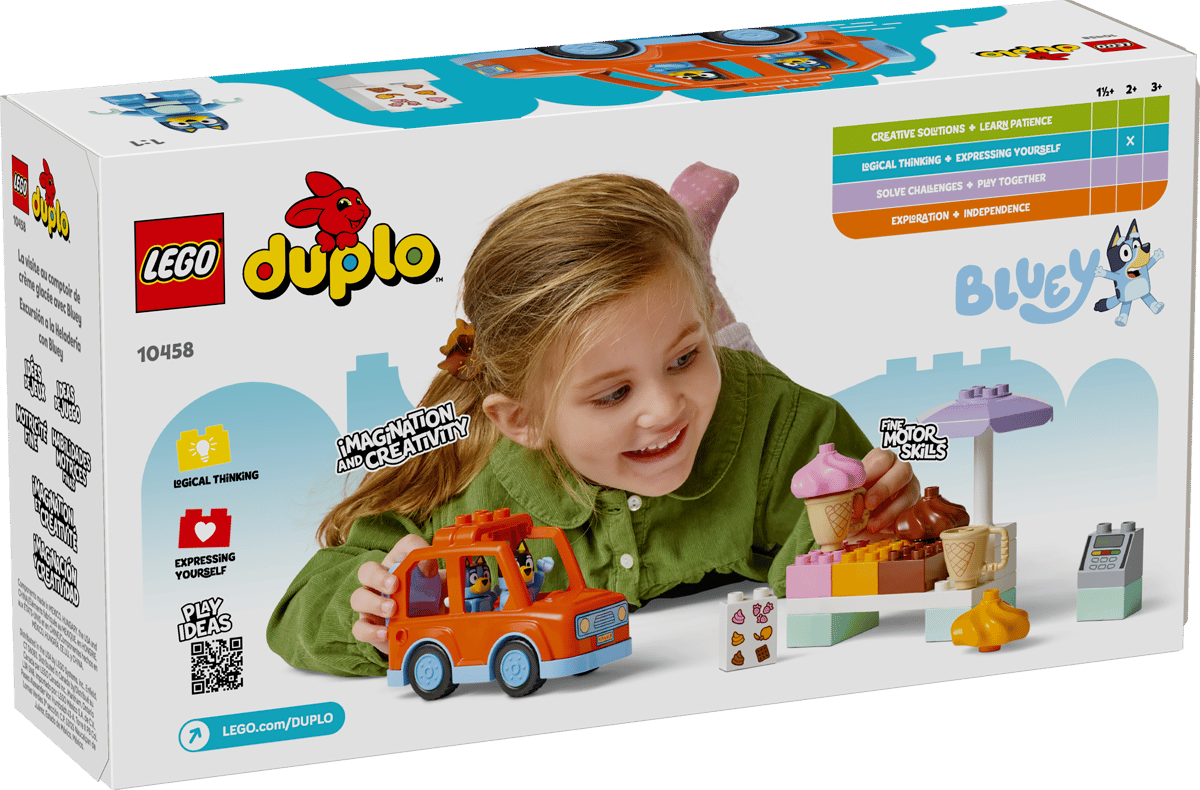 LEGO DUPLO Bluey Ice Cream Trip with Bluey (10458)