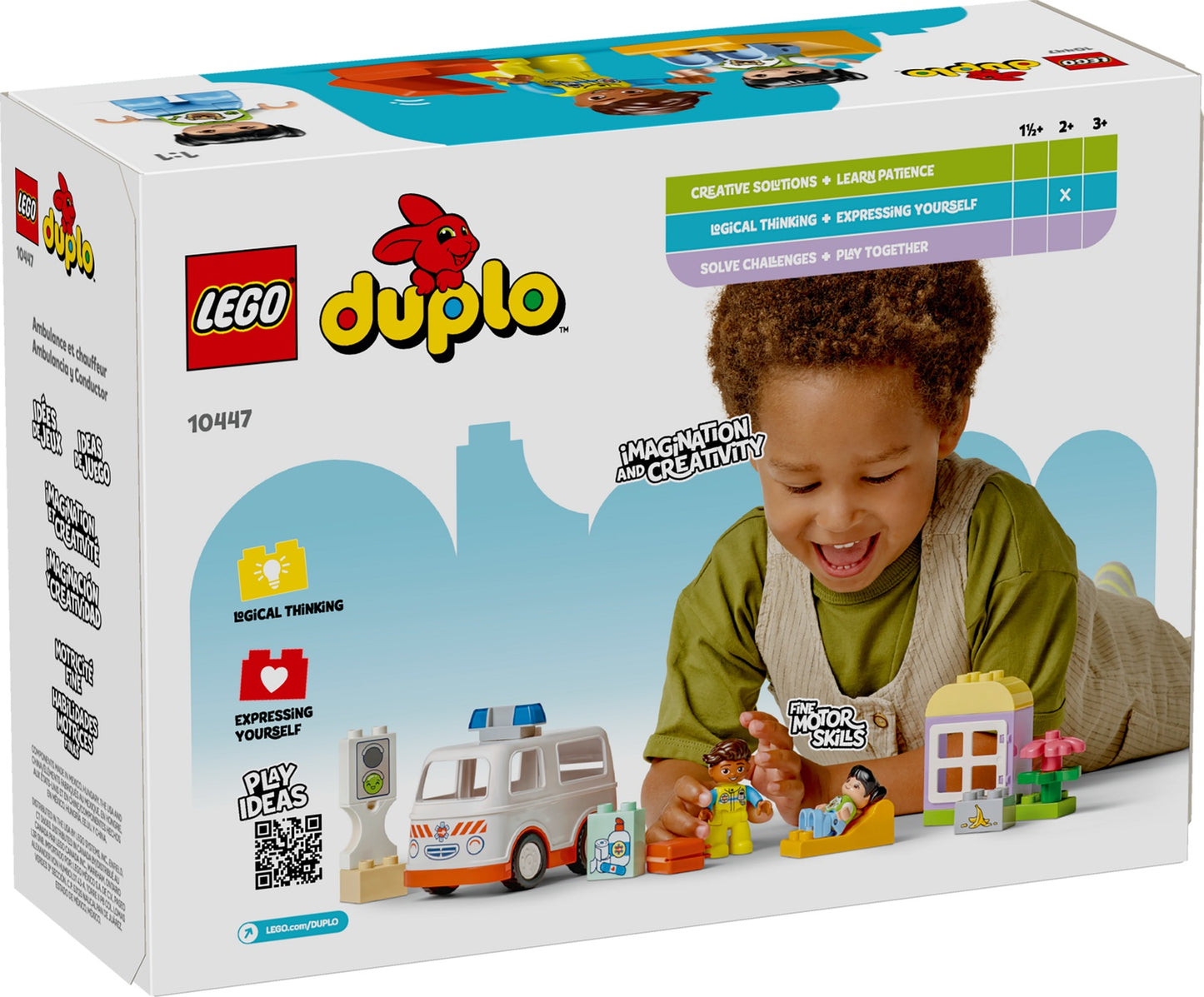 LEGO DUPLO Classic Ambulance with Driver (10447)
