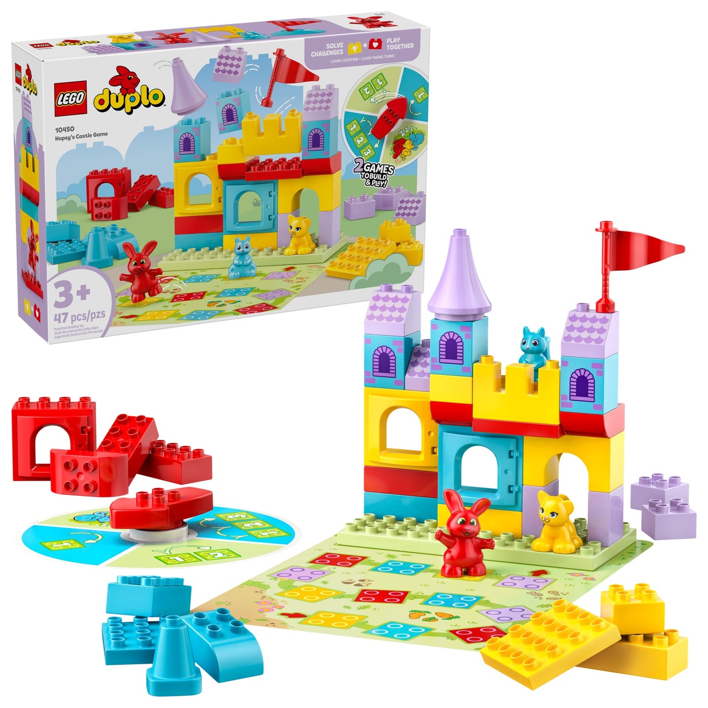 LEGO DUPLO Town Hopsy's Castle Game (10450)