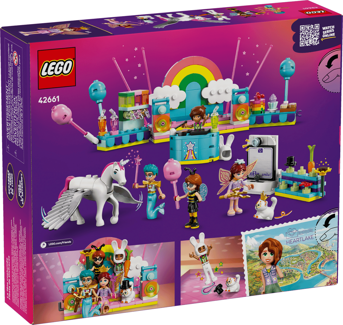 LEGO Friends Costume Party with Unicorn & Fairy (42661)