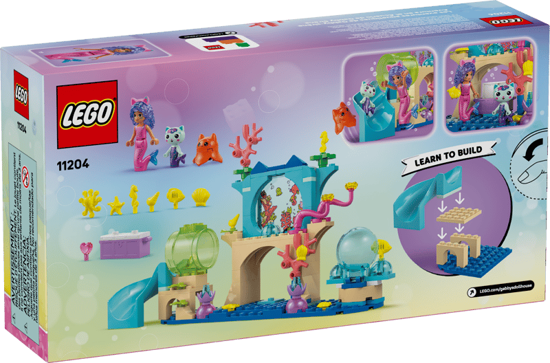 LEGO Gabby's Dollhouse Mermaid Gabby's Aquarium Adventure (11204)