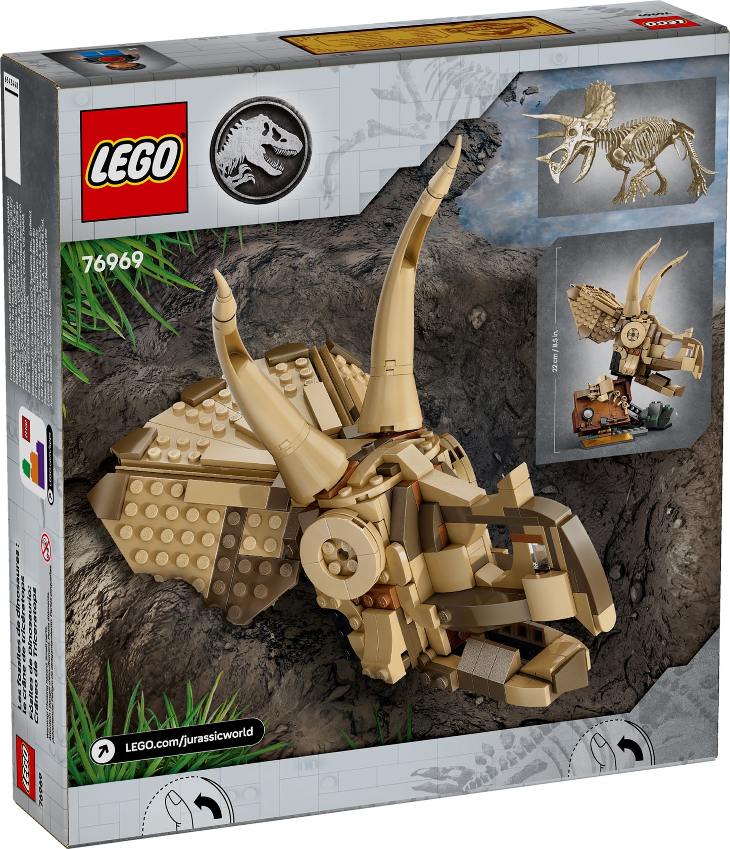 LEGO Jurassic World Dinosaur Fossils Triceratops Skull (76969)