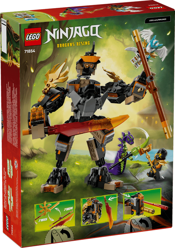 LEGO Ninjago Cole's Mission Mech & Dragon (71854)