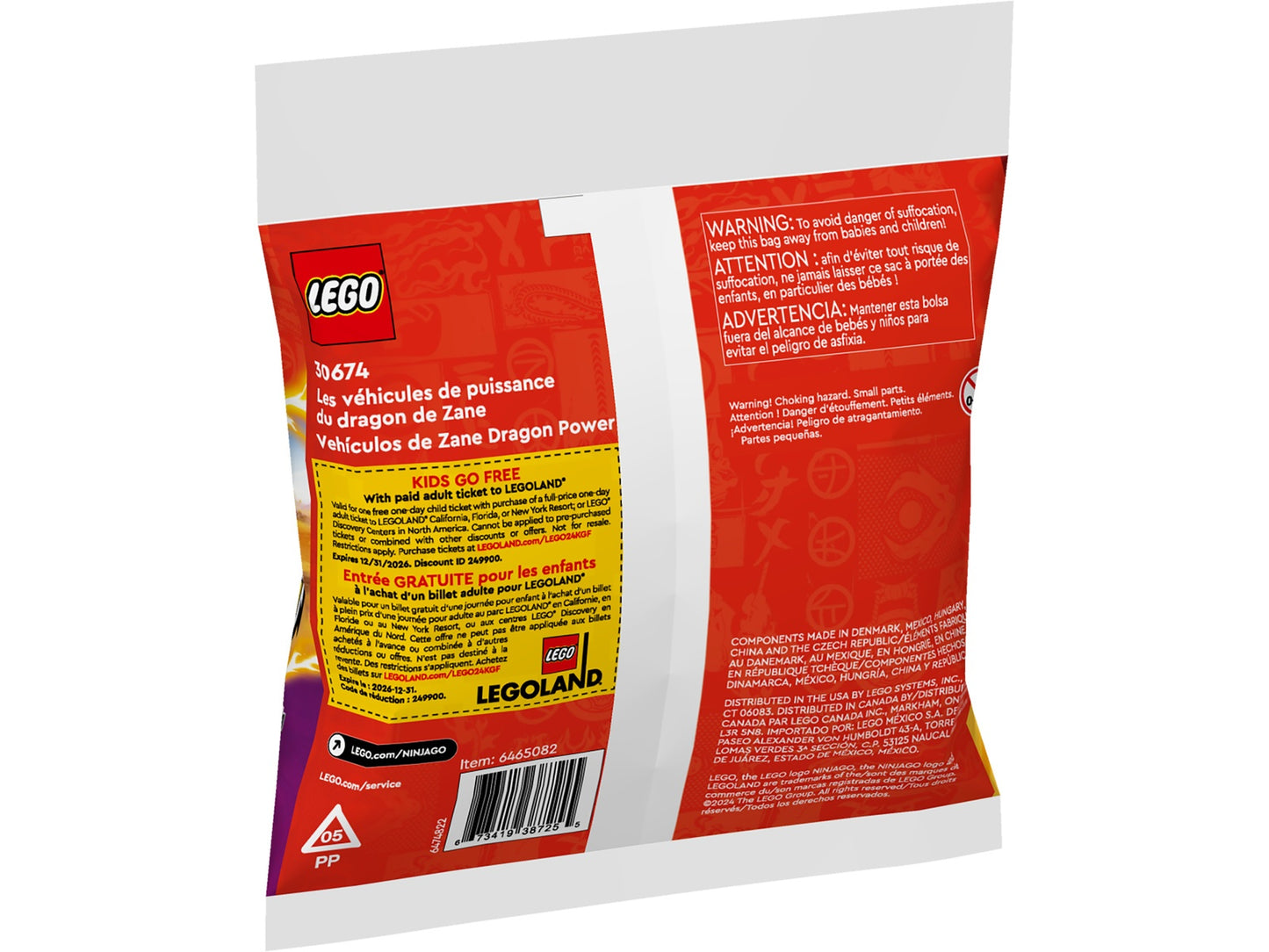 LEGO Ninjago Zane's Dragon Power Vehicles (30674)