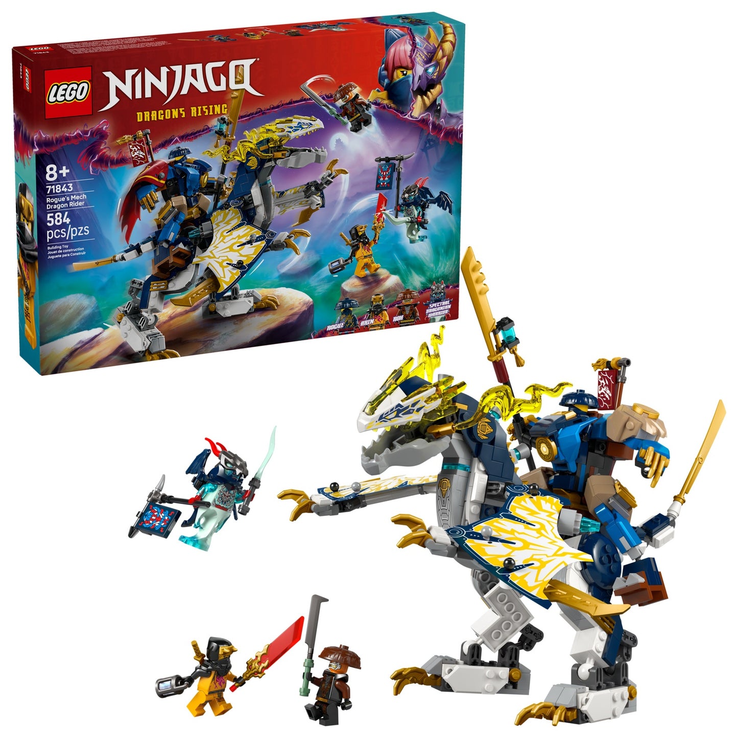 LEGO Ninjago Rogue's Mech Dragon Rider (71843)