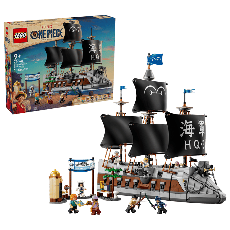 LEGO One Piece Garp's Marine Battleship (75646)