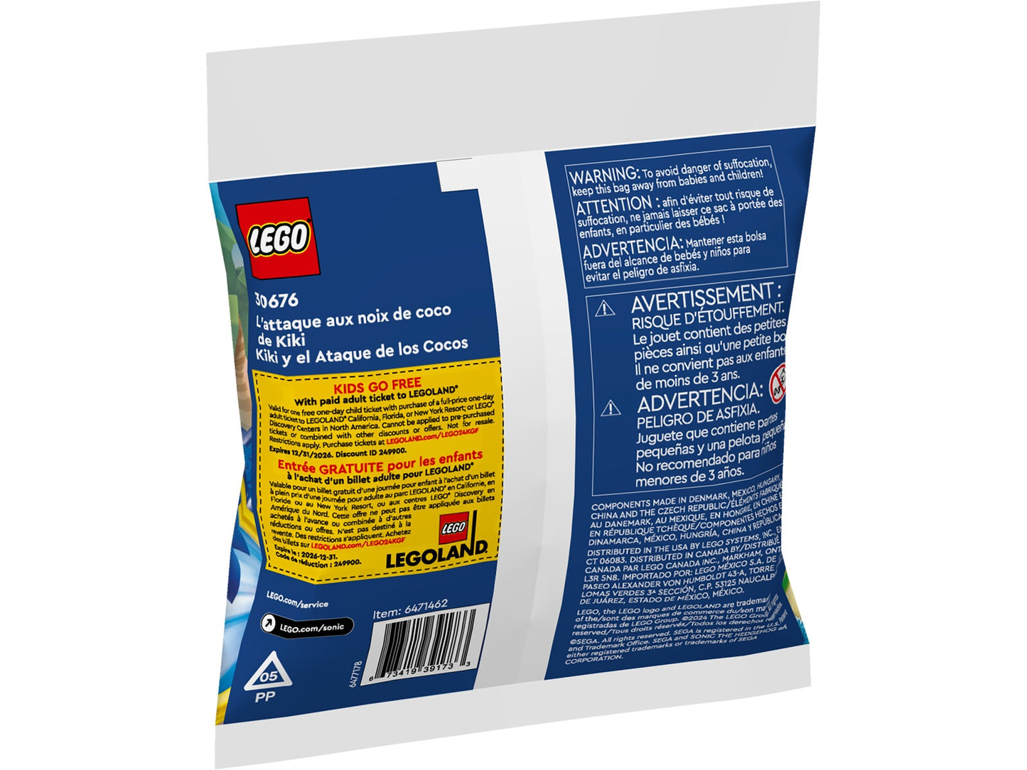 LEGO Sonic Kiki's Coconut Attack (30676)
