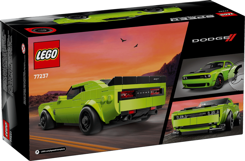 LEGO Speed Champions Dodge Challenger SRT Hellcat Sports Car (77237)