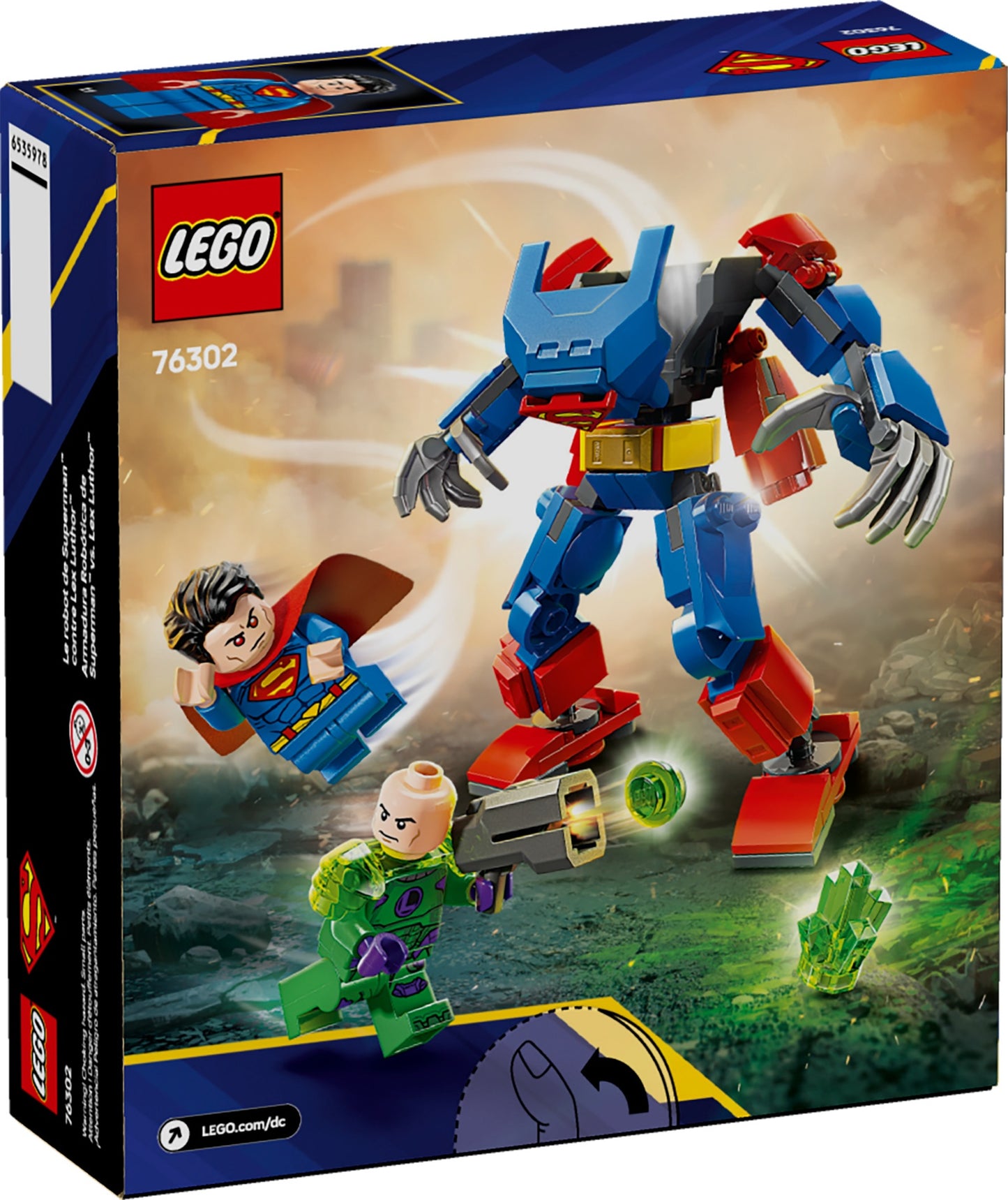 LEGO DC Superman Mech vs. Lex Luthor (76302)