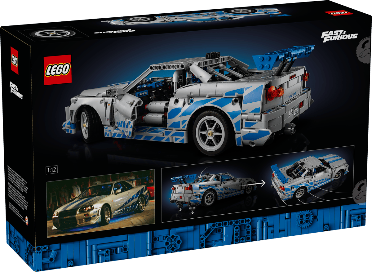 LEGO Technic 2 Fast 2 Furious Nissan Skyline GT-R (R34) Car (42210)