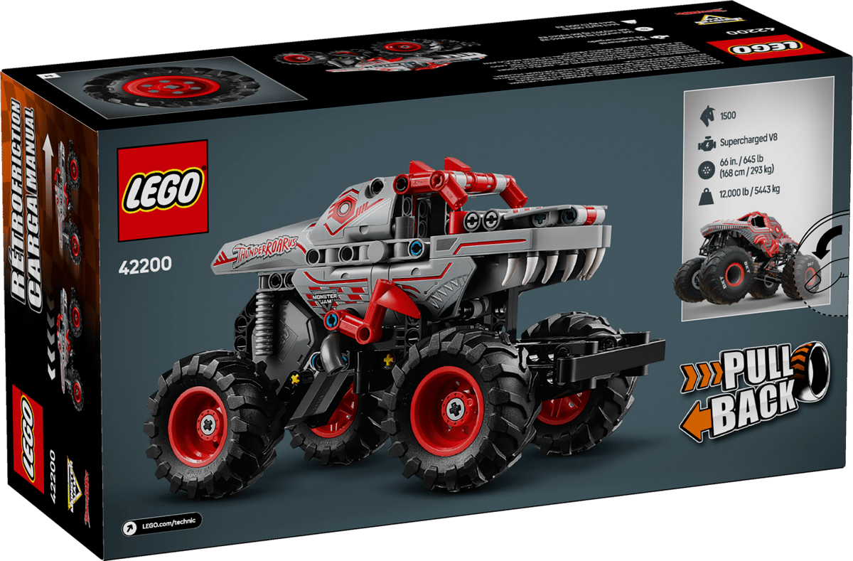 LEGO Technic Monster Jam ThunderROARus Pull-Back (42200)