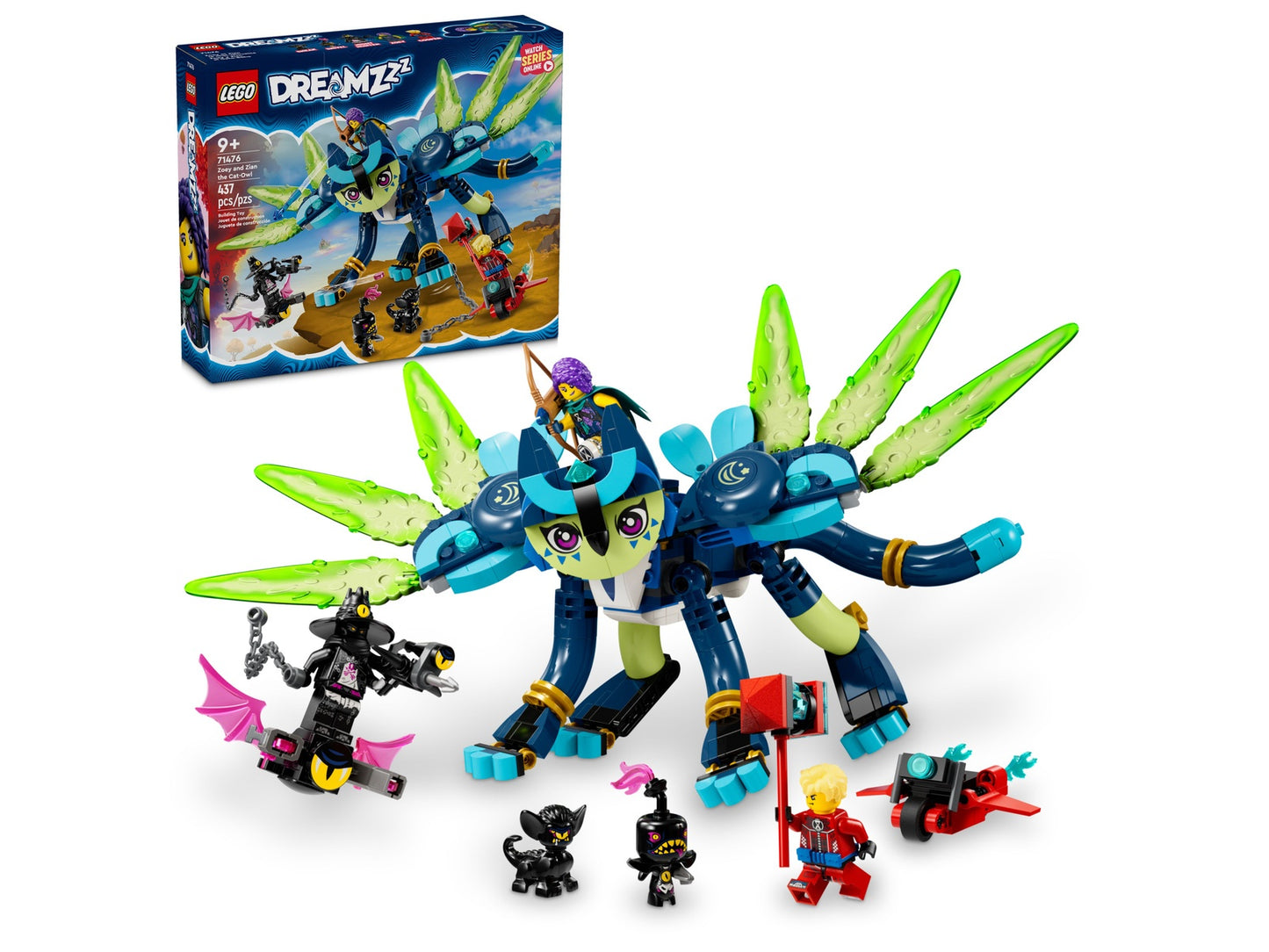 LEGO DreamZzz Zoey and Zian the Cat-Owl (71476)