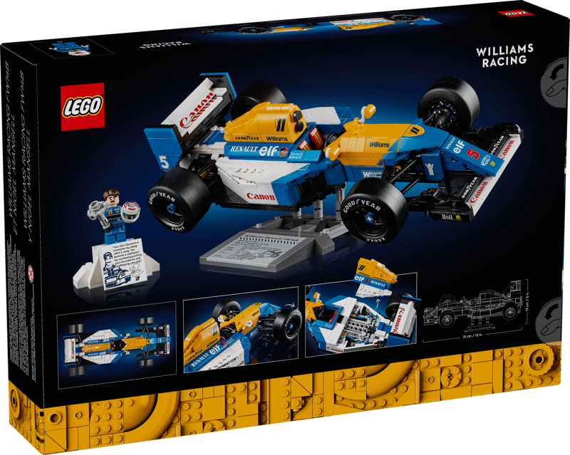 LEGO Icons Williams Racing FW14B & Nigel Mansell (10353)