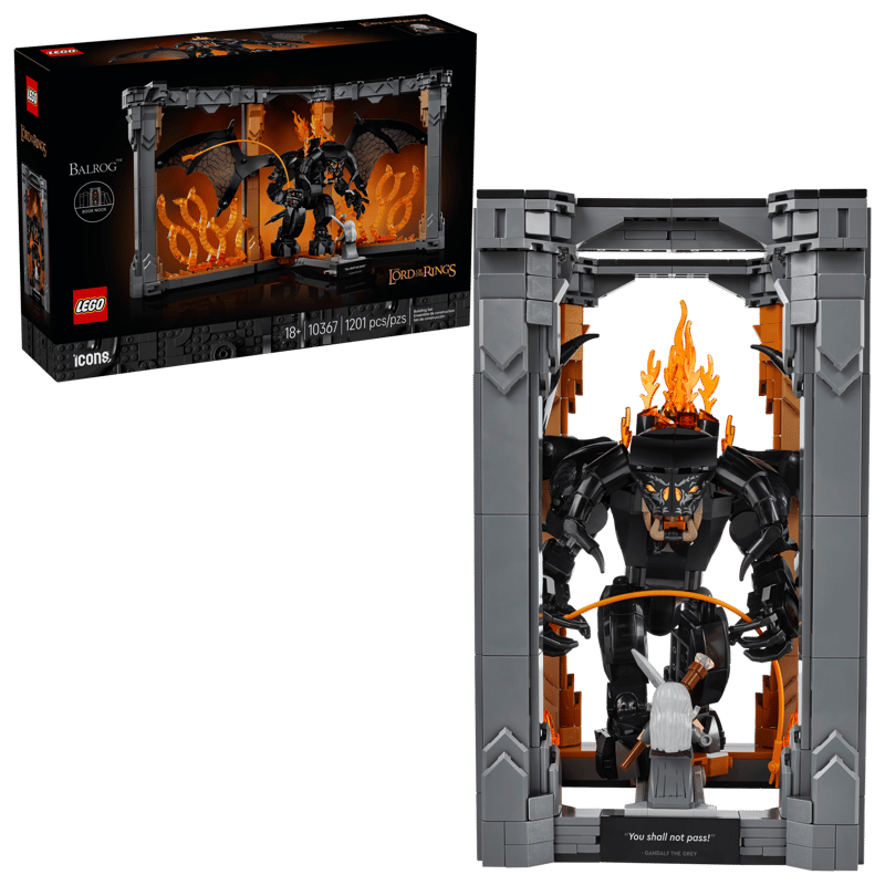 LEGO Icons The Lord of the Rings: Balrog™ Book Nook (10367)