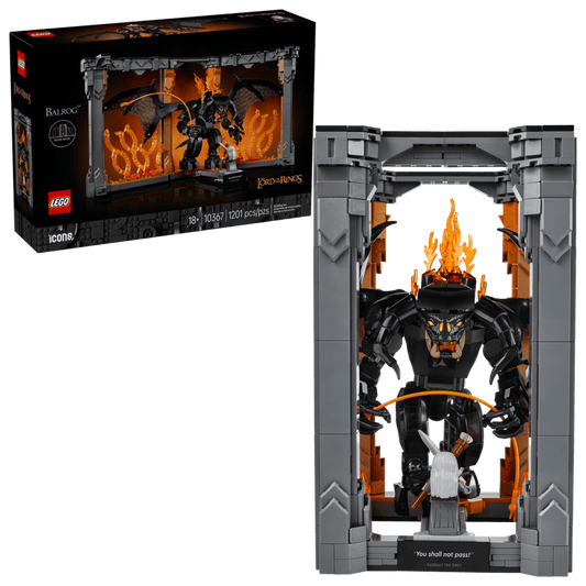 LEGO Icons The Lord of the Rings: Balrog™ Book Nook (10367)