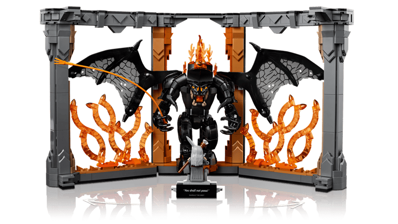 LEGO Icons The Lord of the Rings: Balrog™ Book Nook (10367)