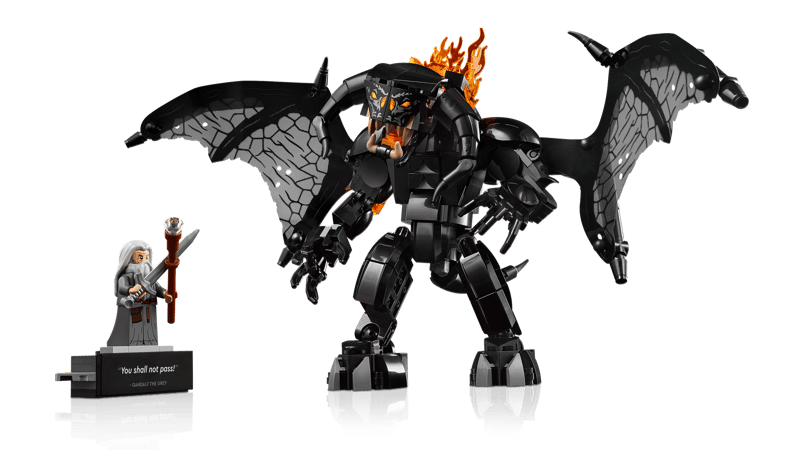 LEGO Icons The Lord of the Rings: Balrog™ Book Nook (10367)