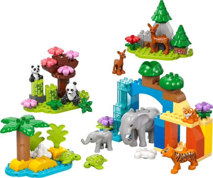 LEGO DUPLO Town 3 in 1 Wild Animals Families (10446)
