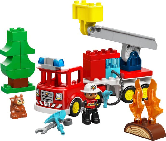 LEGO DUPLO Town Fire Truck with Hose and Firefighter (10473)