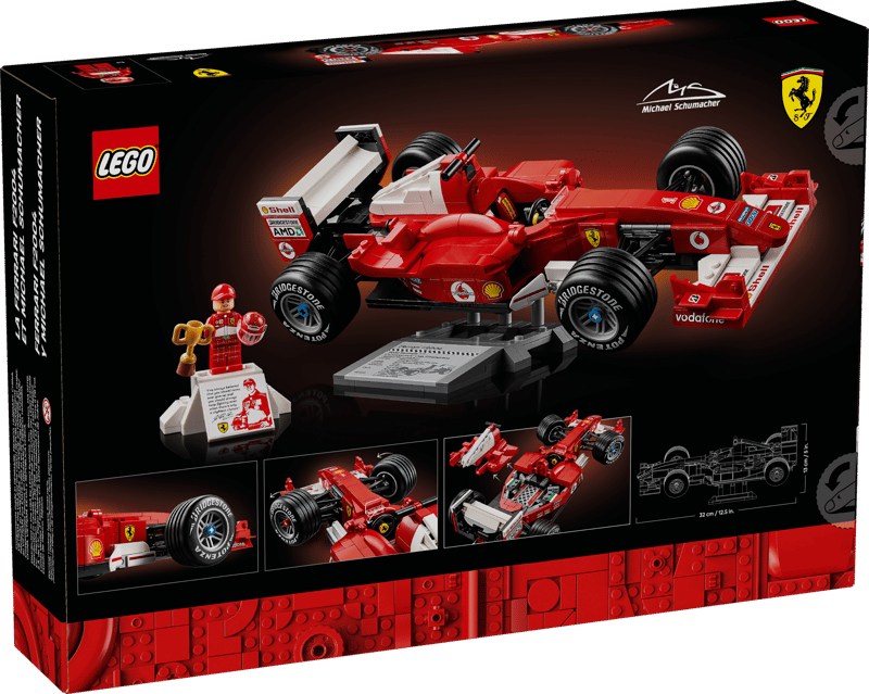 LEGO Icons Ferrari F2004 and Michael Schumacher (11375)