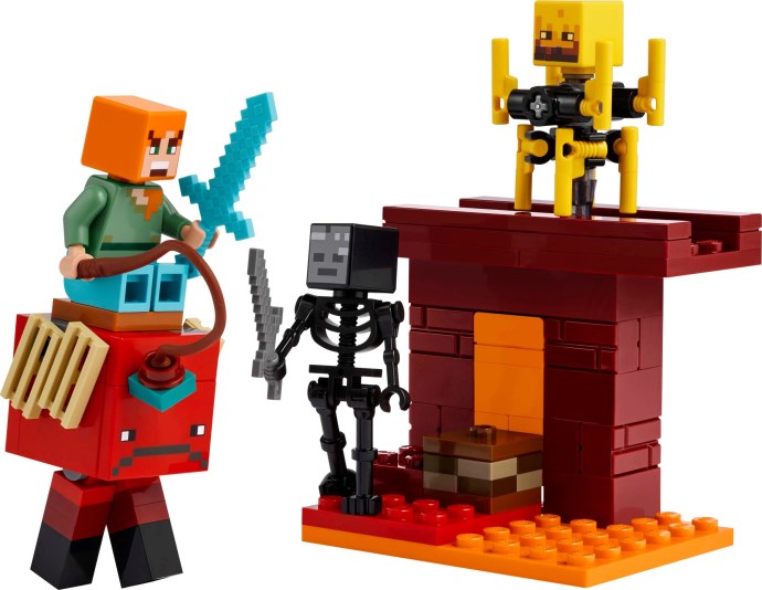 LEGO Minecraft The Nether Lava Battle Set (21266)