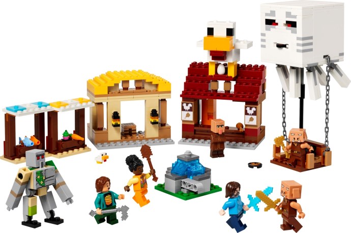 LEGO Minecraft The Ghast Balloon Village Attack (21273)
