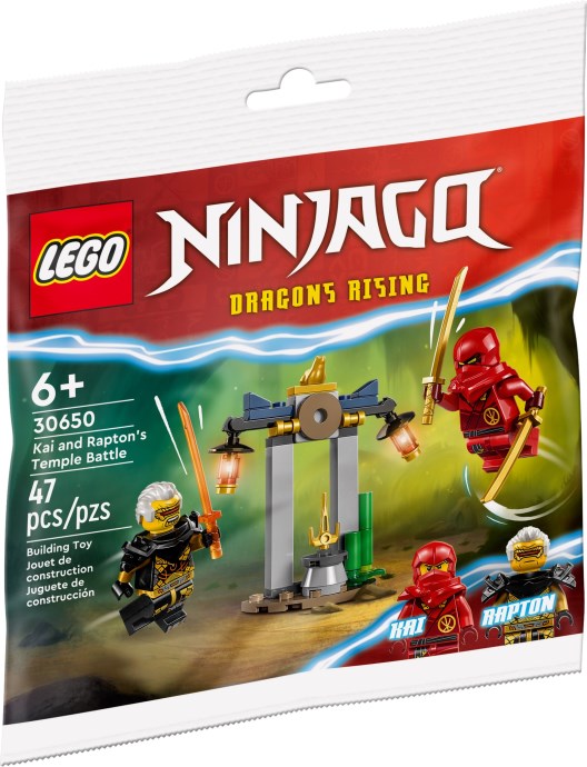 LEGO Ninjago Kai and Rapton's Temple Battle (30650)