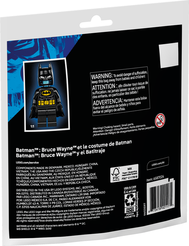 LEGO Super Heroes Bruce Wayne and the Batsuit (30726)