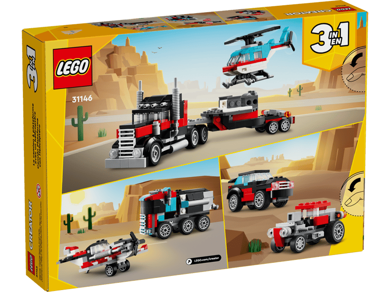 LEGO Creator On-board truck with a helicopter (31146)