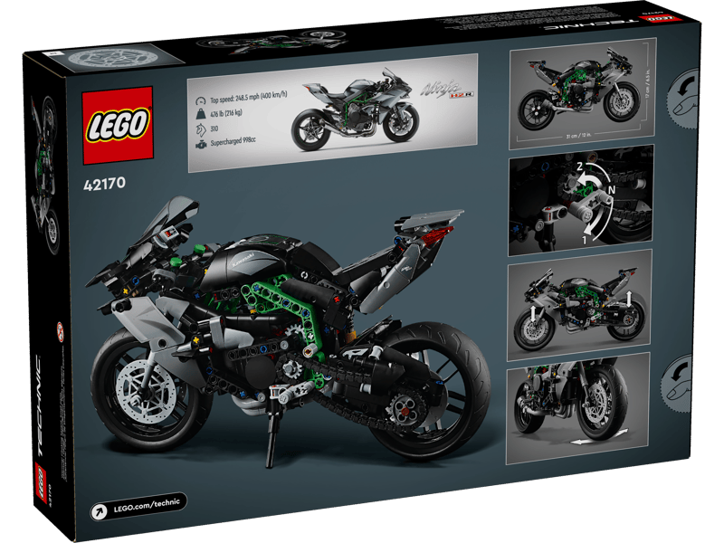 LEGO Kawasaki Ninja H2R Motorcycle (42170)