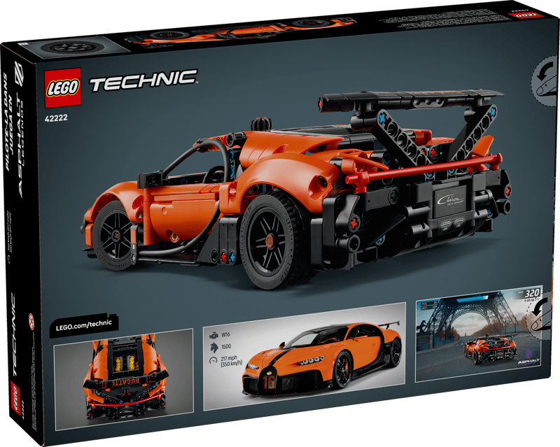 LEGO Technic Bugatti Chiron Pur Sport Hypercar (42222)