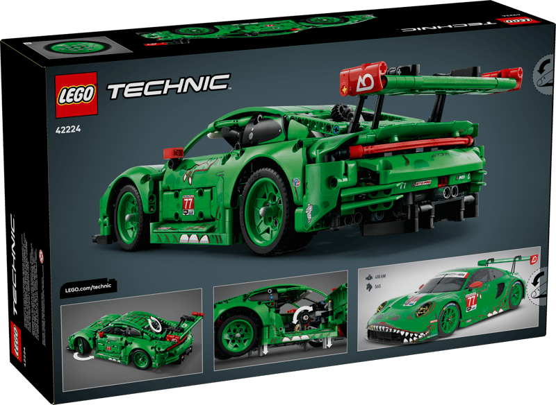 LEGO Technic Porsche 911 GT3 R REXY AO Racing Car (42224)