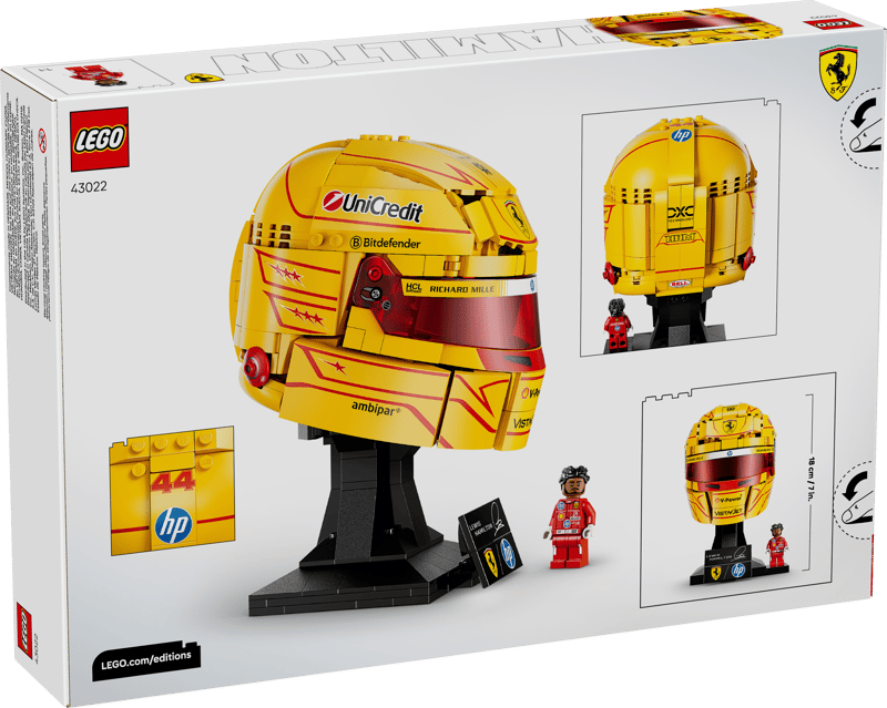 LEGO Editions Scuderia Ferrari HP Lewis Hamilton Helmet (43022)