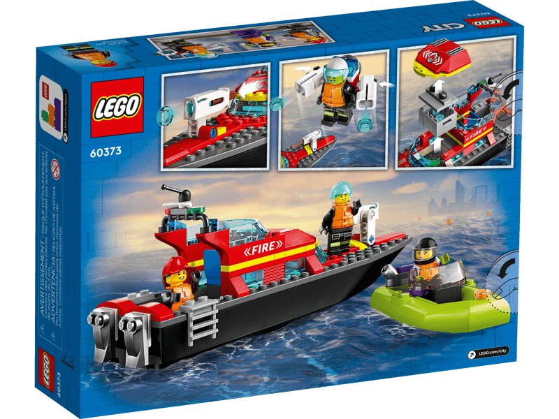LEGO City Fire Rescue Boat (60373)