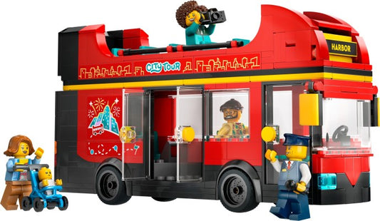 LEGO City Red double-decker sightseeing bus (60407)