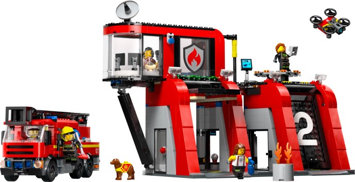 LEGO City Fire station with a fire truck (60414)