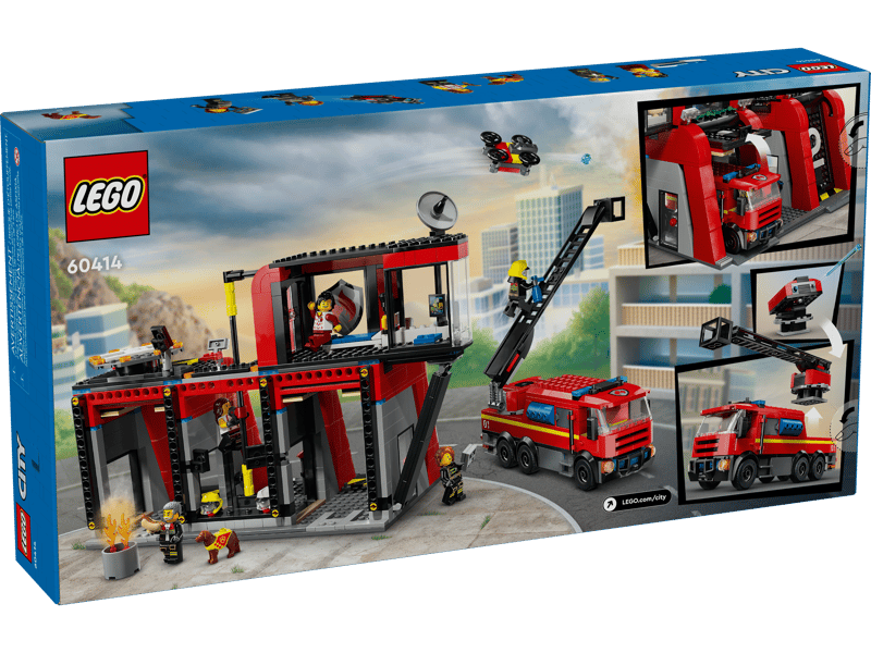 LEGO City Fire station with a fire truck (60414)