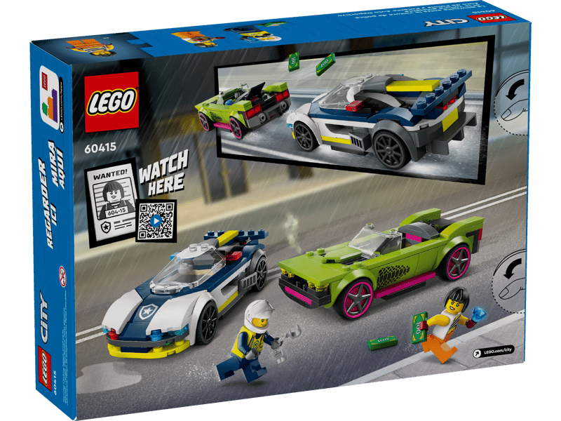 LEGO City Police Car and Muscle Car Chase (60415)