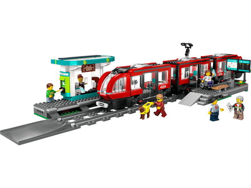 LEGO City Downtown Streetcar and Station (60423)
